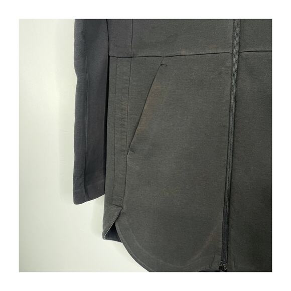 Lululemon Womens Size 6 Black Going Places Hooded Jacket Spacer Full Zip Pockets - Picture 11 of 11